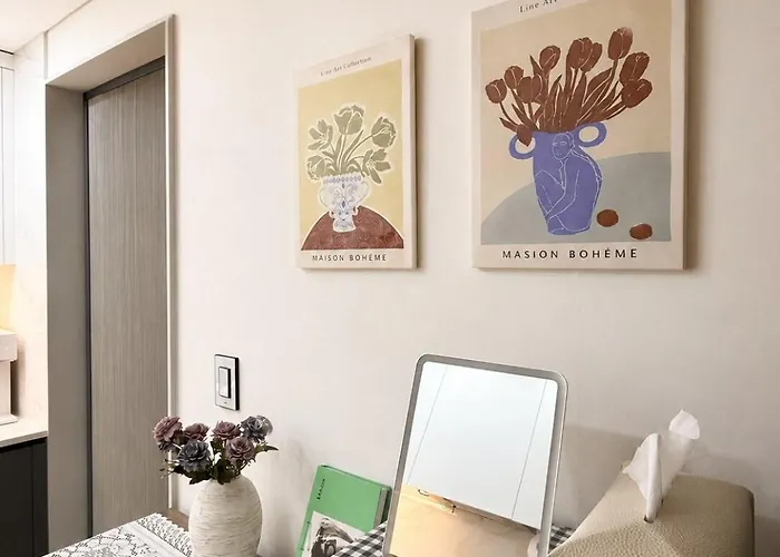 Newly Opened, Free Parking, Elevator, Bedding, 50-inch Tv, Netflix, Yeonsinnae Station Lines 3,6,gtx-a